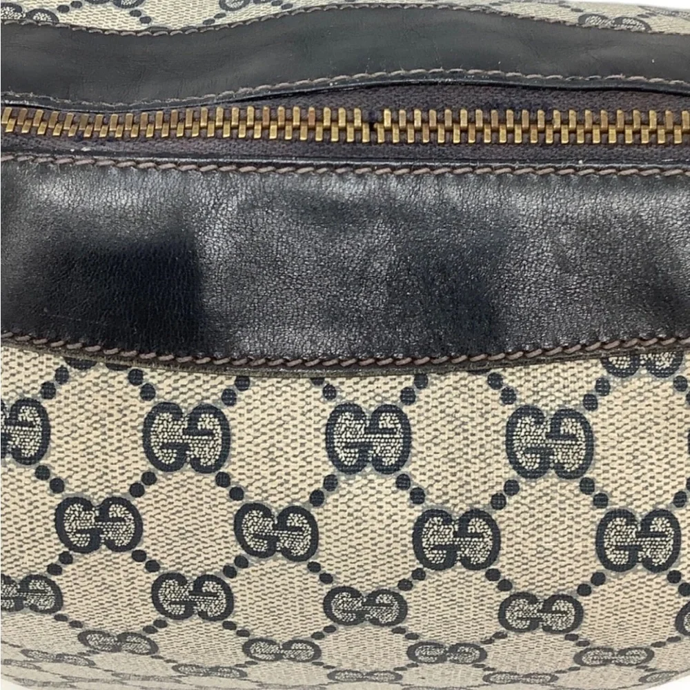 Gucci Black and Cream Shoulder Bag - Picture 6 of 11